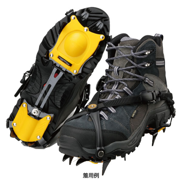 エバニュー メンズ レディース 10本爪アイゼン アウトドア 冬山