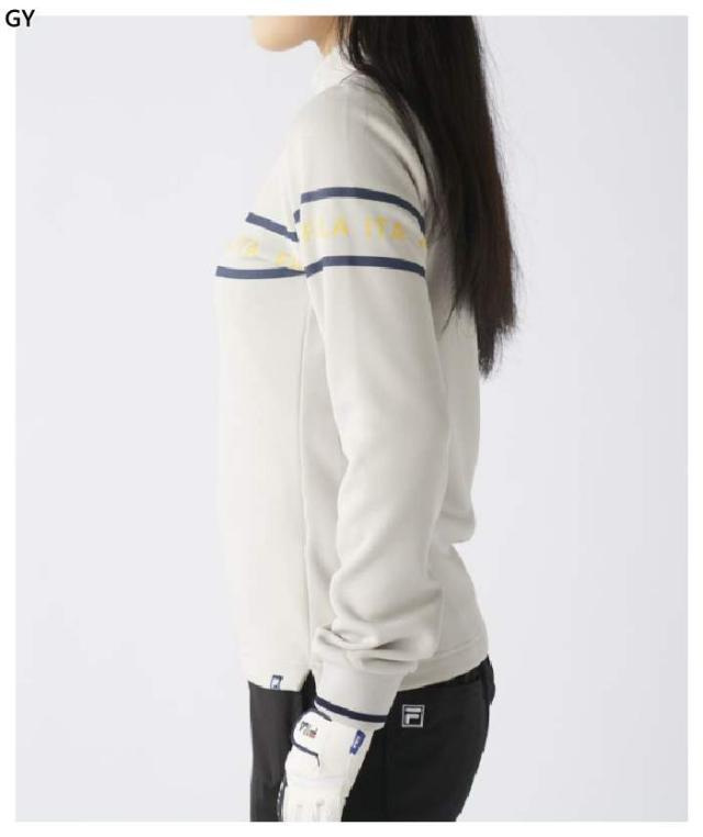 フィラ ゴルフ レディース 裏起毛長袖モックネックシャツ ゴルフウェア