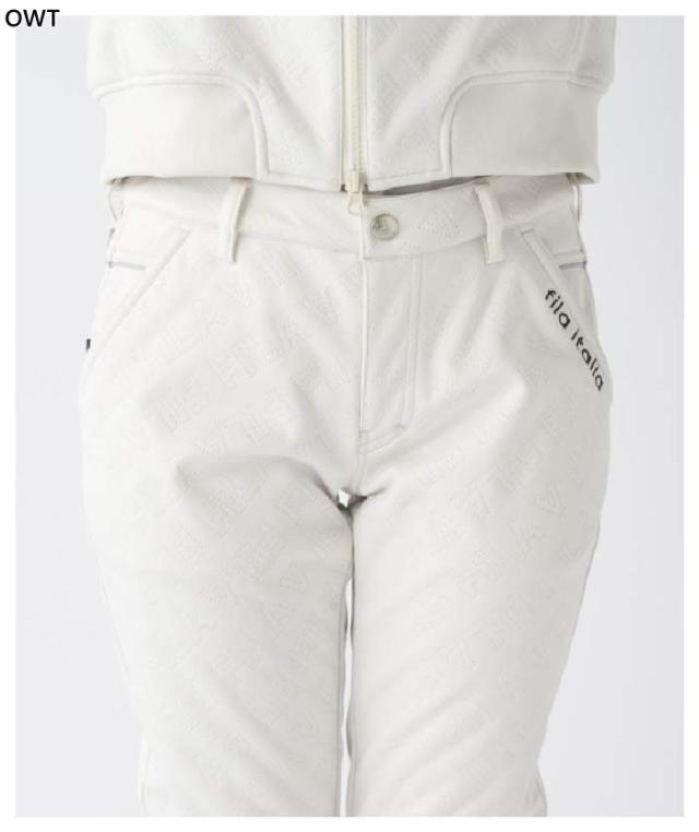 フィラ ゴルフ レディース キルトボンディングパンツ ゴルフウェア