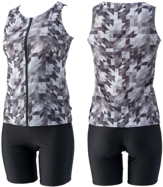 フットマーク レディース 長持ちする水着セパレーツ スイムウエア