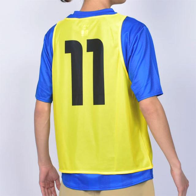 10枚セット 背番号2-11番 ガビック ジュニア キッズ ビブスセット サッカー用品 メッシュ 収納袋付 ブラック 黒 イエロー ピンク シルバー 黄色 送料無料 GAViC GA9610_2