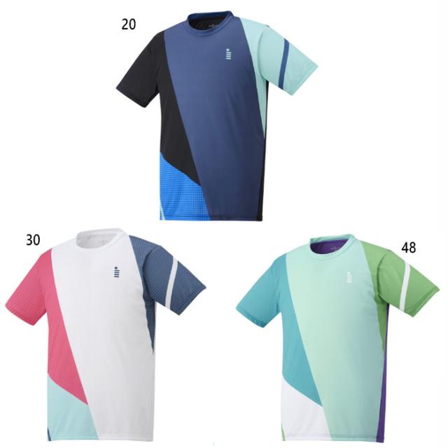 ゴーセン メンズ レディース ゲームシャツ テニス バドミントンウェア トップス 半袖Tシャツ 送料無料 GOSEN T2406の通販は 6,780円
