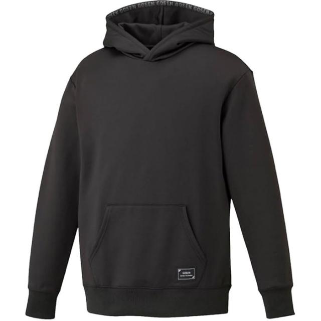ゴーセン メンズ レディース 裏起毛ストレッチパーカー テニス バドミントンウェア トップス パーカー 長袖 プルオーバー ホワイト 白 ブラック 黒 ネイビー 送料無料 GOSEN W2542_1