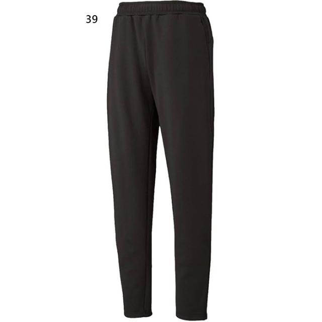 ゴーセン メンズ レディース 裏起毛ストレッチパンツ テニス バドミントンウェア ボトムス ロングパンツ ブラック 黒 送料無料 GOSEN W2546