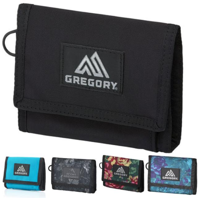 グレゴリー メンズ レディース トライフォールドワレット ウォレット ブランド 小銭入れ 二つ折り 三つ折り 財布 さいふ コインケース カードケース ブラック 黒 ブルー 青 送料無料 GREGORY