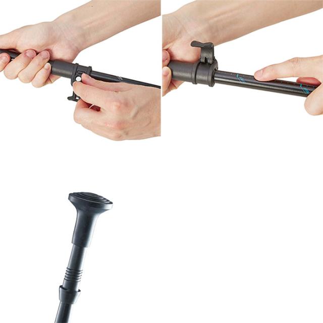 2本組 ハタチ メンズ レディース DFPプログレッシブズーム2 ディフェンシブポール ノルディックウォーキング ブルー レッド 青 赤 ピンク グリーン 緑 送料無料 HATACHI WH1121