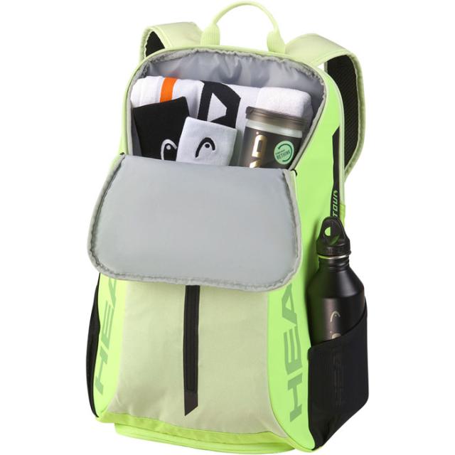 25L ヘッド メンズ レディース ツアー バックパック TOUR BACKPACK バッグ 鞄 リュック デイパック テニスバッグ テニス ブラック 黒 ネイビー イエロー オレンジ 黄色 送料無料 HEAD 260654 260845 260854 260945 260954_2