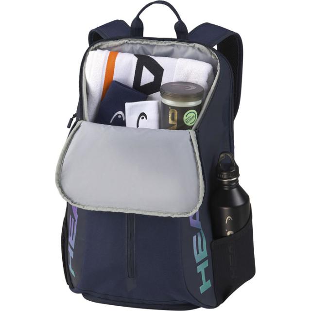 25L ヘッド メンズ レディース ツアー バックパック TOUR BACKPACK バッグ 鞄 リュック デイパック テニスバッグ テニス ブラック 黒 ネイビー イエロー オレンジ 黄色 送料無料 HEAD 260654 260845 260854 260945 260954_5