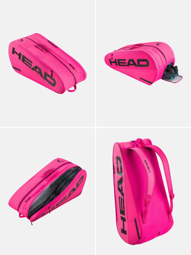 65L ヘッド メンズ レディース ツアー ラケット Tour Racquet Tennis Bag L バッグ 鞄 ラケットバッグ テニス ブラック 黒 ブルー 青 ピンク オレンジ グリーン 緑 送料無料 HEAD 260216 260316 260416 260516 260616_3
