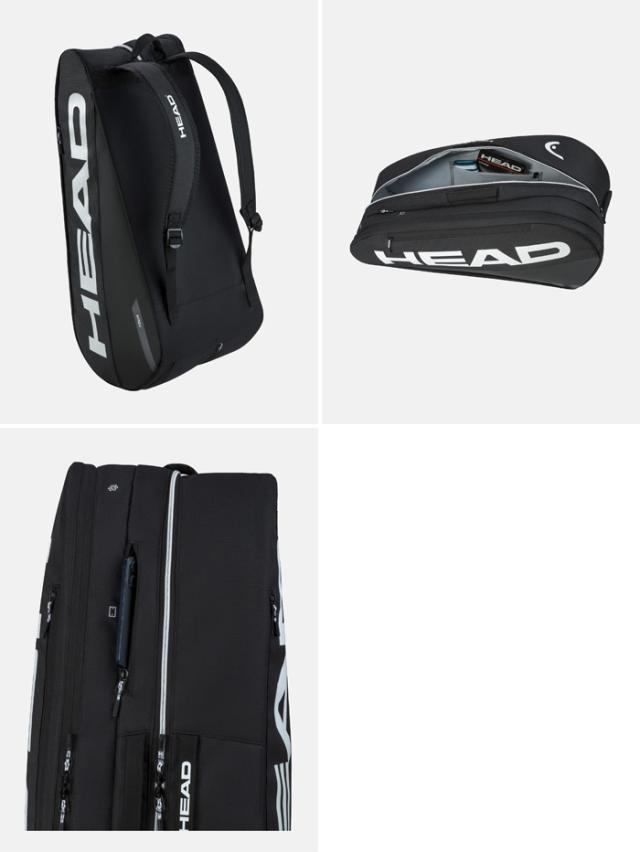 65L ヘッド メンズ レディース ツアー ラケット Tour Racquet Tennis Bag L バッグ 鞄 ラケットバッグ テニス ブラック 黒 ブルー 青 ピンク オレンジ グリーン 緑 送料無料 HEAD 260216 260316 260416 260516 260616_5