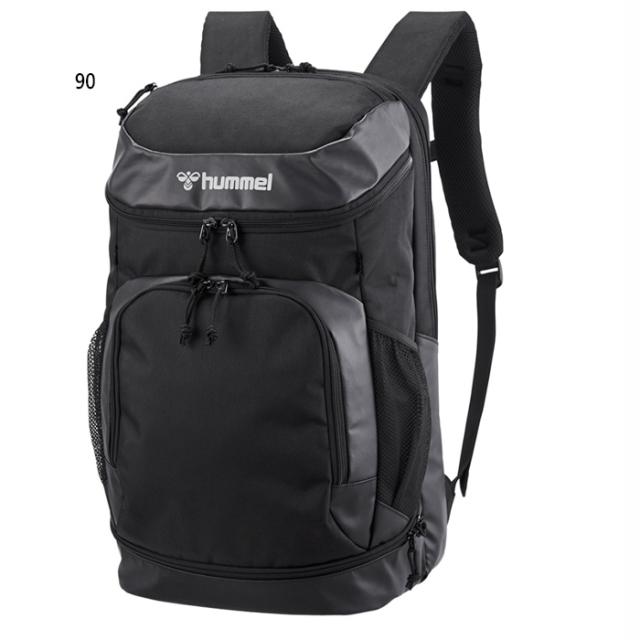35L ヒュンメル メンズ レディース チームバックパック リュックサック デイパック バックパック バッグ 鞄 ブラック 黒 送料無料 hummel HFB6153