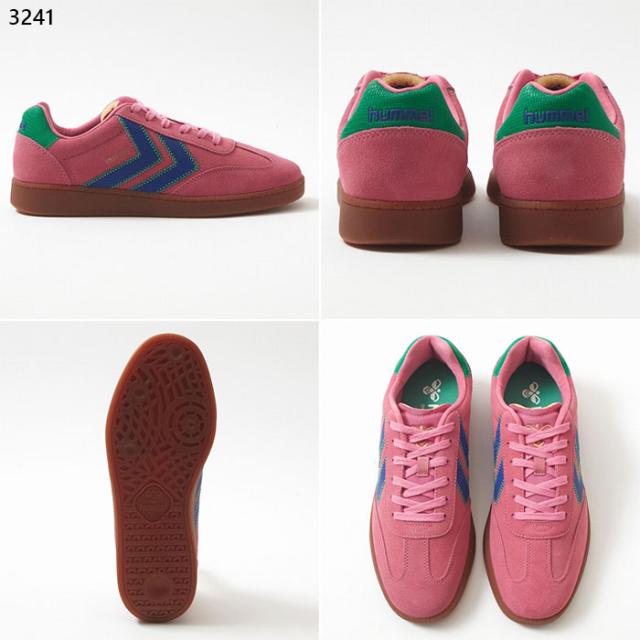 ヒュンメル メンズ レディース VM78 CPH LZ スニーカー シューズ 紐靴 ローカット イエロー ピンク 黄色 送料無料 hummel HM226234_1