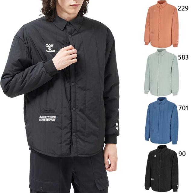 HUMMEL ヒュンメル PLAY シャツシルエットジャケット（ブラック