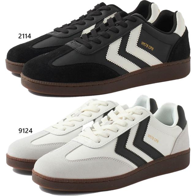 ヒュンメル メンズ レディース VM78 CPH LS カジュアルスニーカー シューズ 紐靴 ホワイト 白 ブラック 黒 送料無料 hummel HM230746