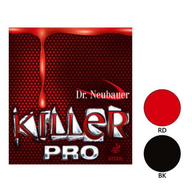 ジュウイック メンズ レディース キラープロ Dr.Neubauer KILLER PRO 卓球ラケットラバー 表ラバー 縦目 変化 ブラック 黒 レッド 赤 送料無料 JUIC 1155