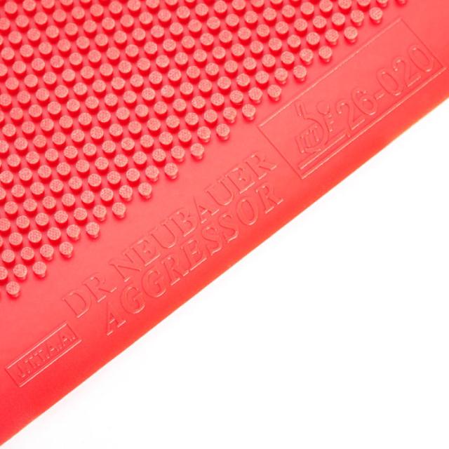 ジュウイック メンズ レディース アグレッサー Dr.Neubauer AGGRESSOR 卓球ラケットラバー 表ソフトラバー 半粒 ブラック 黒 レッド 赤 送料無料 JUIC 1164_3