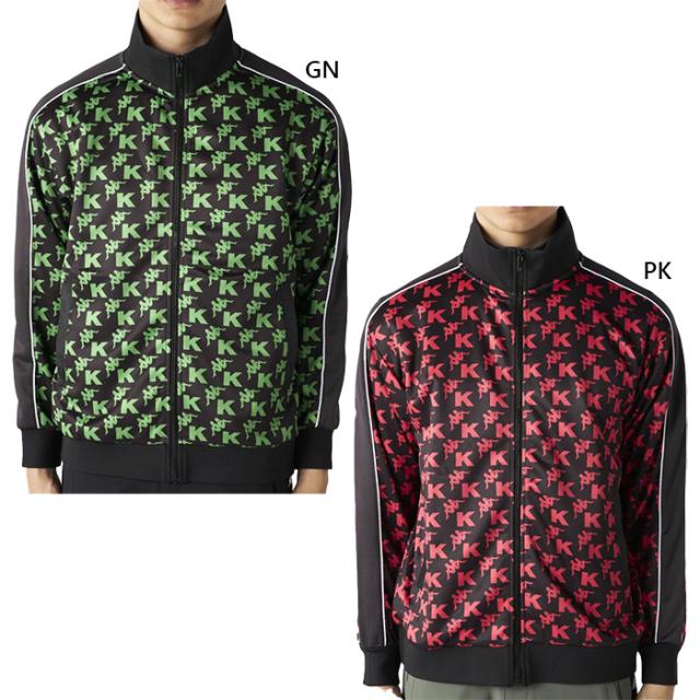 カッパ メンズ トラックジャケット ゴルフウェア トップス 長袖 ピンク グリーン 緑 送料無料 Kappa 634200