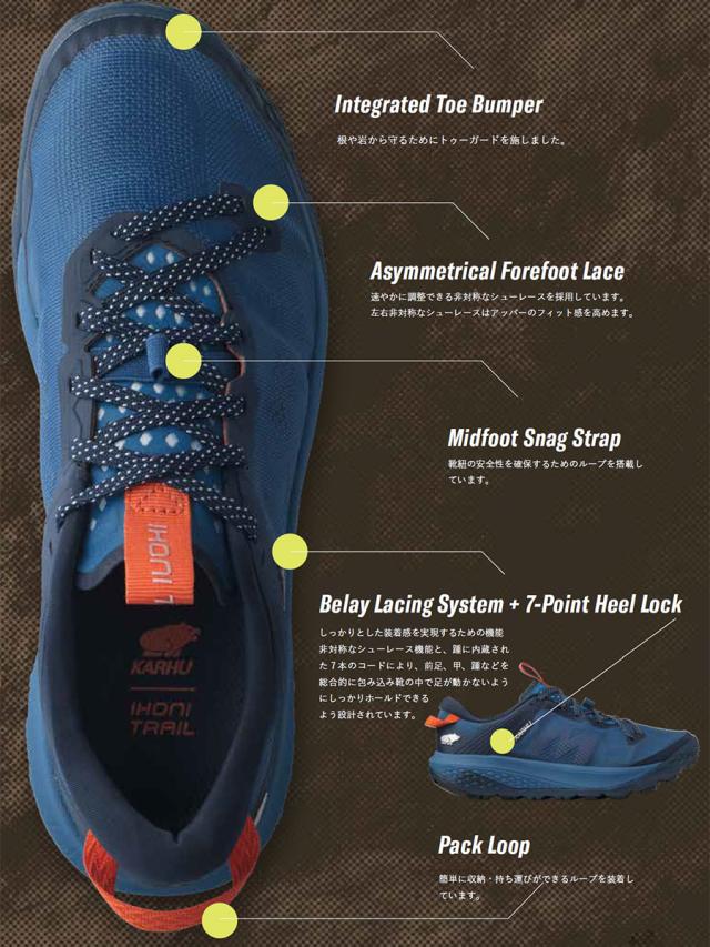 カルフ メンズ イコニ トレイル IKONI TRAIL 登山靴 山登り トレイルランニングシューズ トレラン アウトドア 送料無料 KARHU KH100344_2