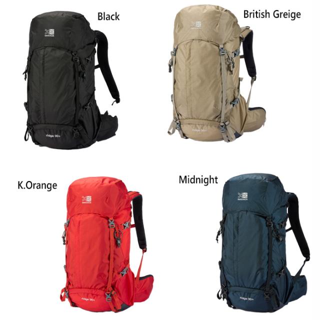 30L カリマー メンズ レディース リッジ ridge 30+ リュックサック デイパック バックパック バッグ 鞄 ブラック 黒 グレー ネイビー オレンジ 灰色 送料無料 karrimor 501206