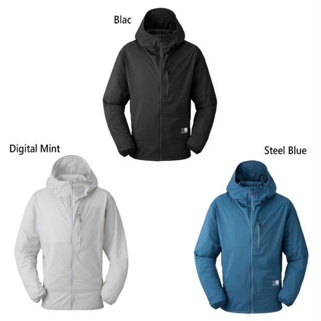 カリマー メンズ ウィンド シェル フーディ wind shell hoodie アウトドアウェア トップス 上着 アウター 長袖 ブラック 黒 ブルー 青 送料無料 karrimor 101566