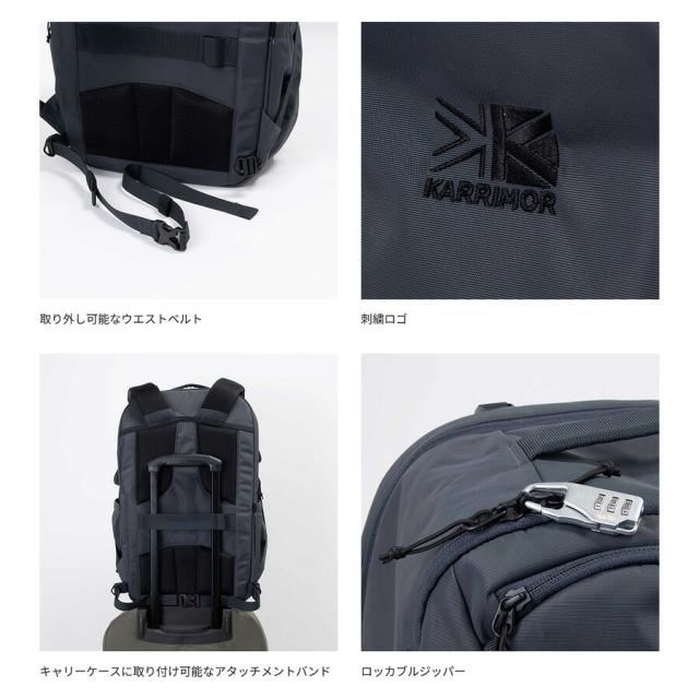 40L カリマー メンズ レディース ハイランズ 40 highlands 40 リュックサック デイパック バックパック バッグ 鞄 ブラック 黒 グレー 灰色 送料無料 karrimor 501265_4