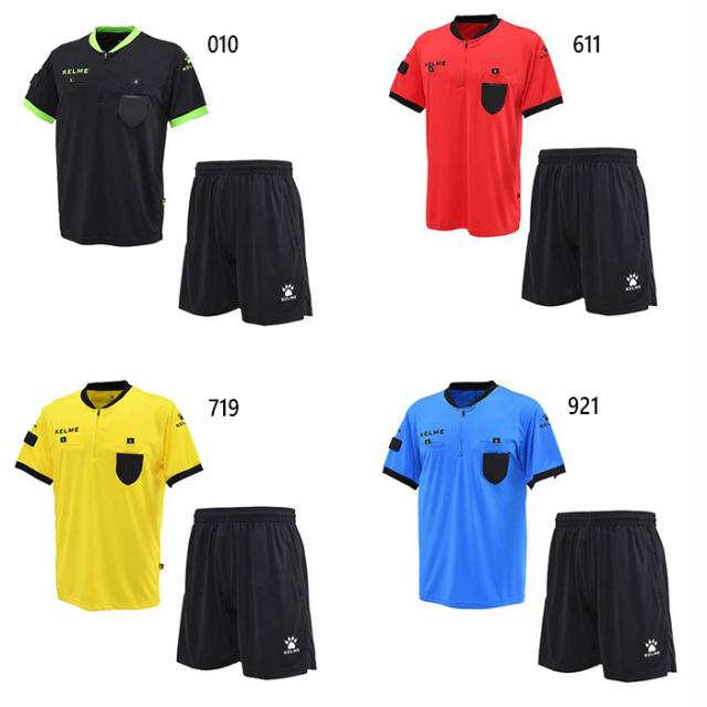 上下セット ケルメ メンズ レディース レフェリースーツ サッカーウェア フットサルウェア トップス 半袖 パンツ 送料無料 KELME K15Z2251の通販は 5,444円