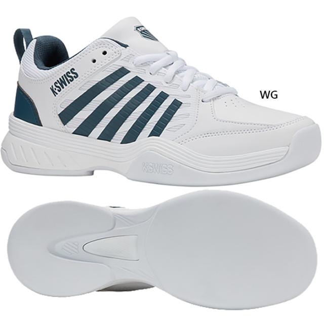 ケースイス メンズ コートエクスプレス 2 COURT EXPRESS 2 テニスシューズ カーペットコート用モデル ローカット ケイ・スイス ホワイト 白 送料無料 K･SWISS KS09488163