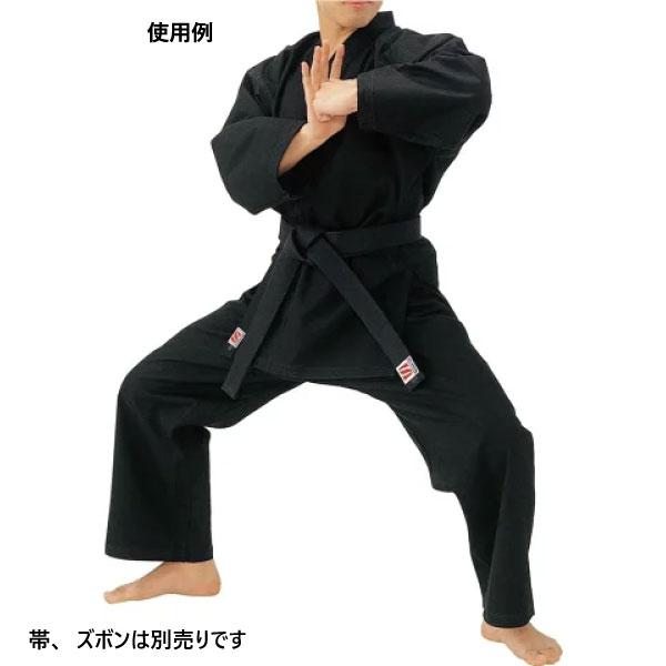 2号 クサクラ メンズ レディース 伝統 空手着 空手衣 黒11号 師範・有段者向 ウェア 上衣 ブラック 黒 送料無料 KUSAKURA R3NC2_1