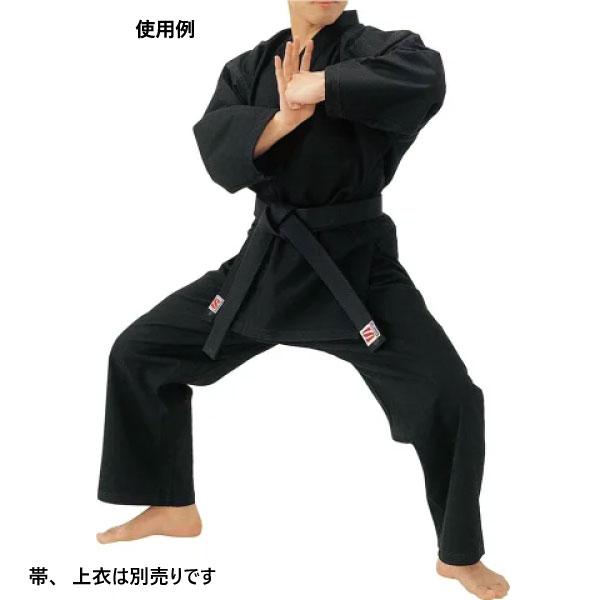 3号 クサクラ メンズ レディース 伝統 空手着 空手衣 黒11号 師範・有段者向 ウェア ズボン ブラック 黒 送料無料 KUSAKURA R3NP3_1