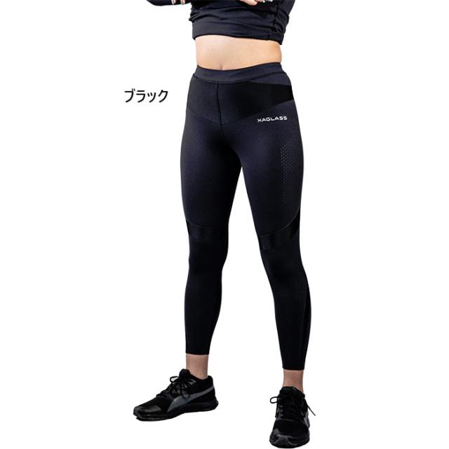 クサクラ レディース ザグラス ゼバースーツ XAGLASS XEBAR SUIT ロングタイツ トレーニングウェア ボトムス トレーニングスーツ ブラック 黒 送料無料 KUSAKURA XGCOLP1 XGCOLP2 XGCOLP3