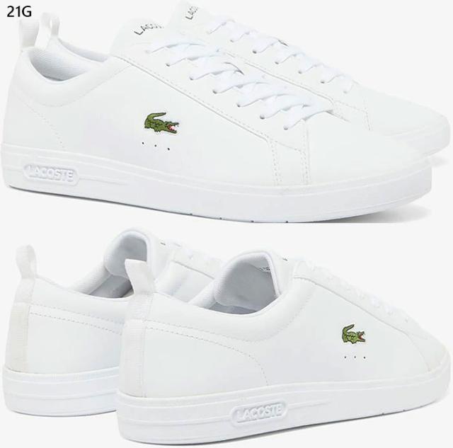 ラコステ メンズ コートベース COURT BASE 224 1 SMA スニーカー シューズ 紐靴 ローカット カジュアル ホワイト 白 送料無料 LACOSTE 48SMA0112_7