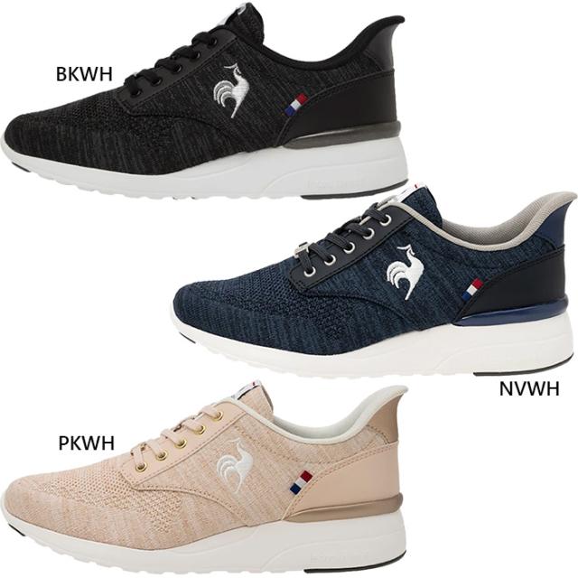 さっと履ける ルコックスポルティフ レディース LCS レンヌ リフト SI カジュアルシューズ スリッポン ハンズフリーシューズ ブラック 黒 ネイビー ピンク 送料無料 le coq sportif LU5FSN71LZ LU5SSN22LZ