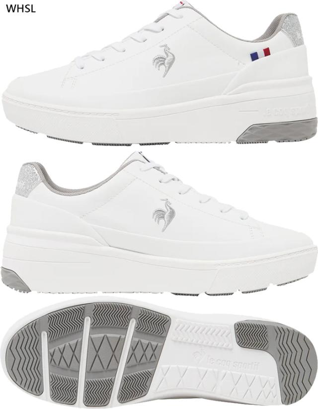 ルコックスポルティフ レディース LCS セーヴル リフト II スニーカー シューズ 紐靴 ローカット 防水設計 ホワイト 白 ベージュ 送料無料 le coq sportif LU5FRS75LZ ルコックスポルティフ レディース LCS セーヴル リフト II スニーカー