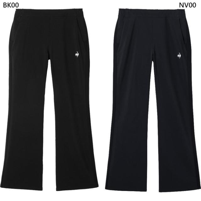 ルコックスポルティフ レディース アドバンテージパンツ 2 ウォーム フレア テニス バドミントンウェア ボトムス ロング ブラック 黒 ネイビー 送料無料 le coq sportif LN5FLP92L