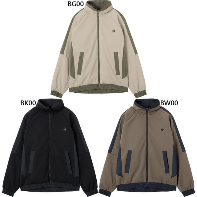 ルコックスポルティフ レディース リバーシブルアウター カジュアルウェア トップス 上着 アウター 長袖 ブラック 黒 ブラウン ベージュ 茶色 送料無料 le coq sportif LT5FWB80L