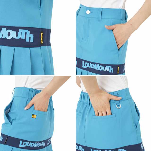 LOUDMOUTH ラウドマウス レディース ゴルフウェア スカート 軽量