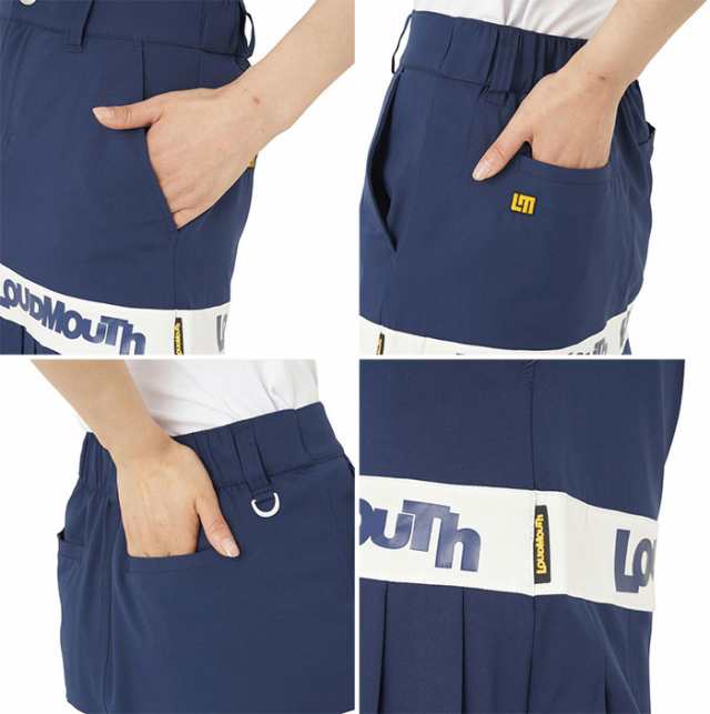 インナー付き ラウドマウス レディース スカート ゴルフウェア