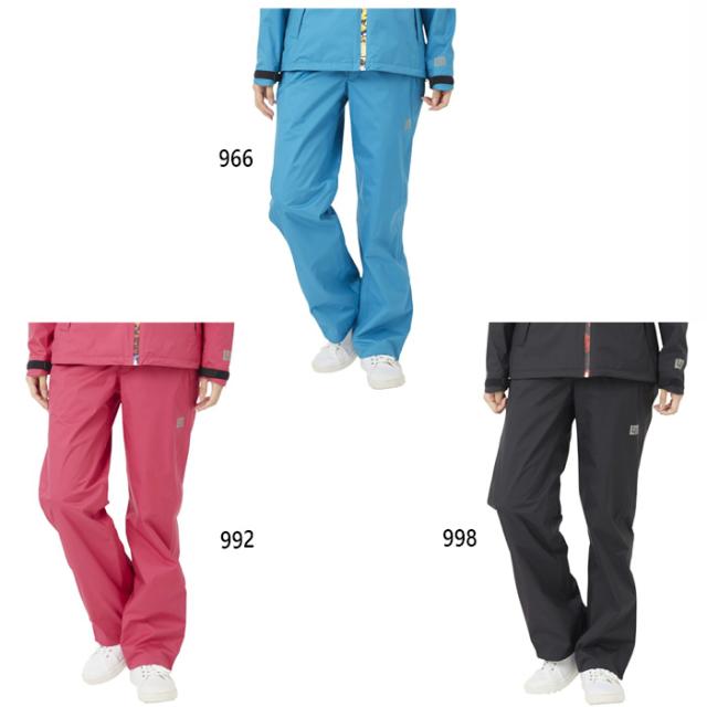 ラウドマウス レディース 【LOUDMOUTH × SEVEN2 コラボ】フィールドパンツ スクリブルハーツ 完全防水 ゴルフウェア ボトムス ロングパンツ ブラック 黒 ブルー 青 ピンク 送料無料 LOUDMOUTH 772380