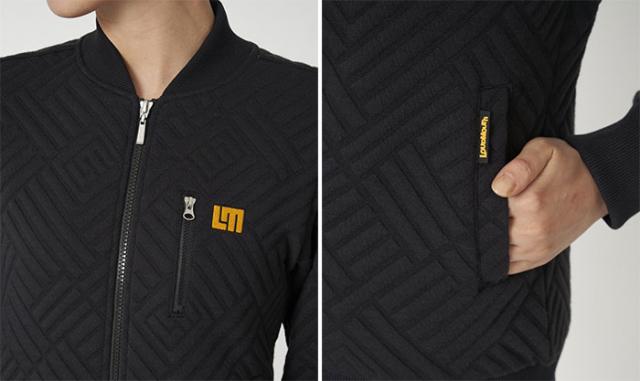 ラウドマウス レディース 袋ジャガードブルゾン ゴルフウェア トップス