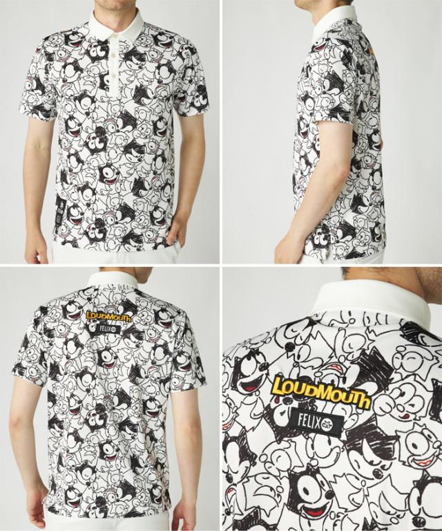 【 新作】ラウドマウス　LOUDMOUTH ポロシャツ FELIX フィリックス Loudmouth/ラウドマウス】メンズコラボ半袖シャツ FELIX