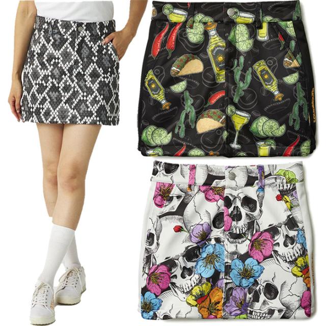 ラウドマウス レディース 撥水透湿ボンディングスカート ゴルフウェア ボトムス 保温 ストレッチ 送料無料 LOUDMOUTH 775356