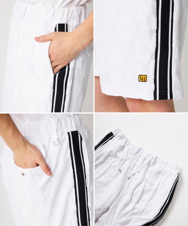 ラウドマウス メンズ パイルジャガードショートパンツ ゴルフウェア ボトムス UVカット ホワイト 白 ネイビー グリーン 緑 送料無料 LOUDMOUTH 866312_6