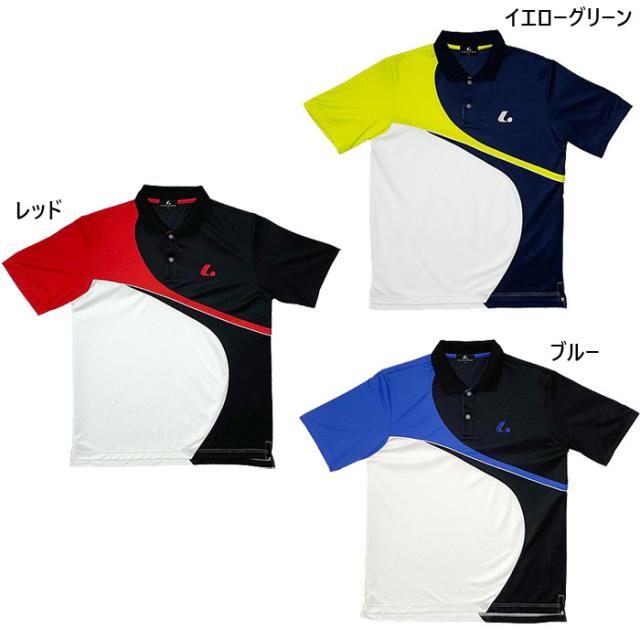 ルーセント メンズ レディース Uni ゲームシャツ テニス バドミントンウェア トップス 半袖 UVカット 吸汗速乾 日本製 送料無料 LUCENT XLP8591 XLP8593 XLP8597の通販は