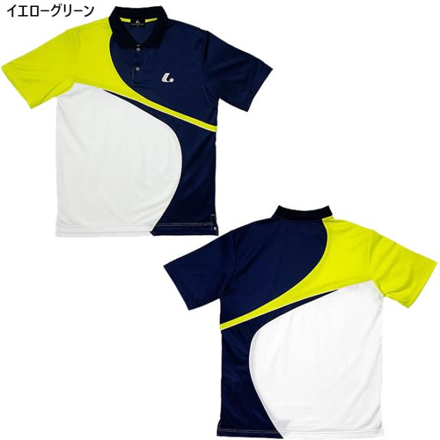 ルーセント メンズ レディース Uni ゲームシャツ テニス バドミントンウェア トップス 半袖 UVカット 吸汗速乾 日本製 送料無料 LUCENT XLP8591 XLP8593 XLP8597の通販は