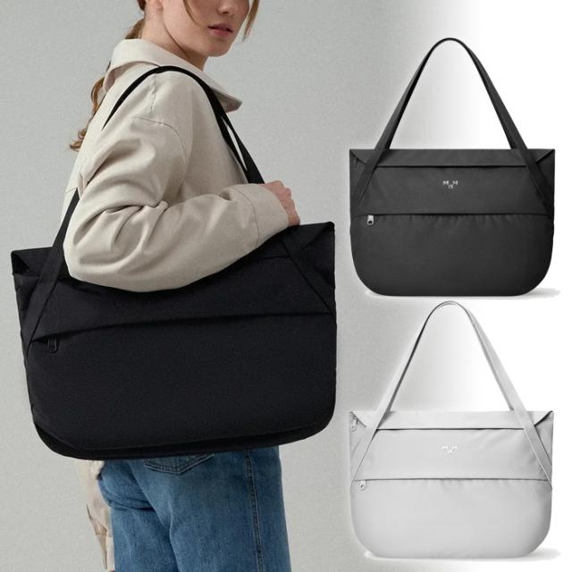 16L MaH メンズ レディース エアリートート Airy Tote 御徒面子 鞄 黒いこと 黒 薄墨色 薄墨色 貨物輸送無料 MaH M232967S
