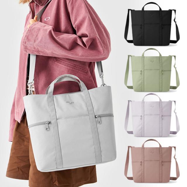 11L MaH メンズ レディース シロ トート 2ウェイバッグ Siro Tote 2-Way Bag バッグ 鞄 ショルダーバッグ 肩掛け ブラック 黒 グレー ピンク グリーン パープル 灰色 緑 紫 送料無料 MaH M243185S