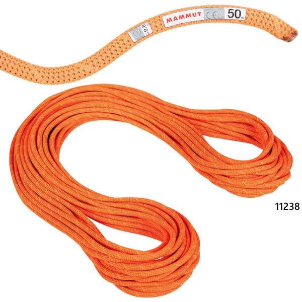 60m マムート メンズ レディース 9.8 Crag Dry Rope 登山用品 オレンジ 送料無料 Mammut 2010-04280