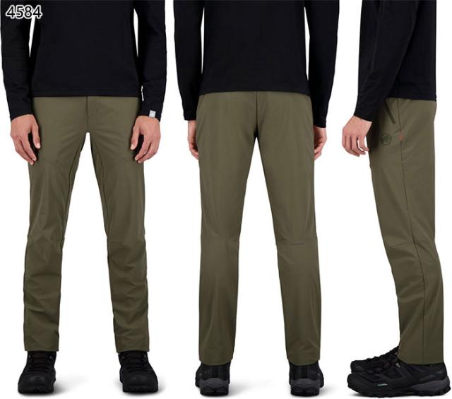 マムート メンズ トレッカーズ 3.0 ソフトシェル パンツ Trekkers 3.0 SO Pants AF アウトドアウェア ボトムス 登山 トレッキング 撥水 ストレッチ ブラック 黒 ベージュ カーキ 送料無料 Mammut 1021-00800_6