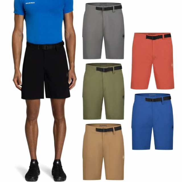 マムート メンズ トレッカーズ ショーツ アジアンフィット Trekkers 3.0 Shorts AF Men アウトドアウェア ボトムス ハイキング ブラック