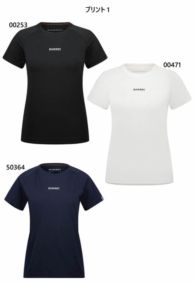 マムート レディース QD Logo Print T-Shirt AF アウトドア